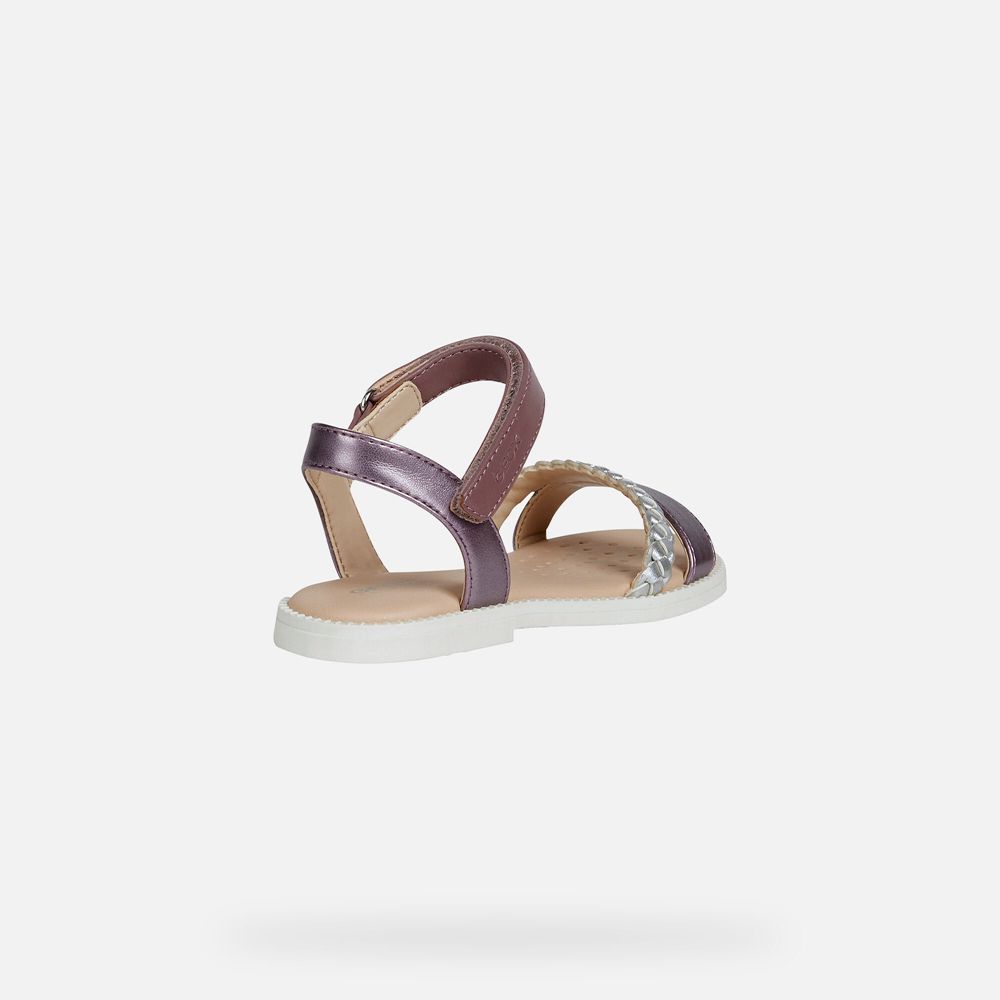 Geox Sandals Pink Karly - Geox Girls Shoes - XZGBEM709